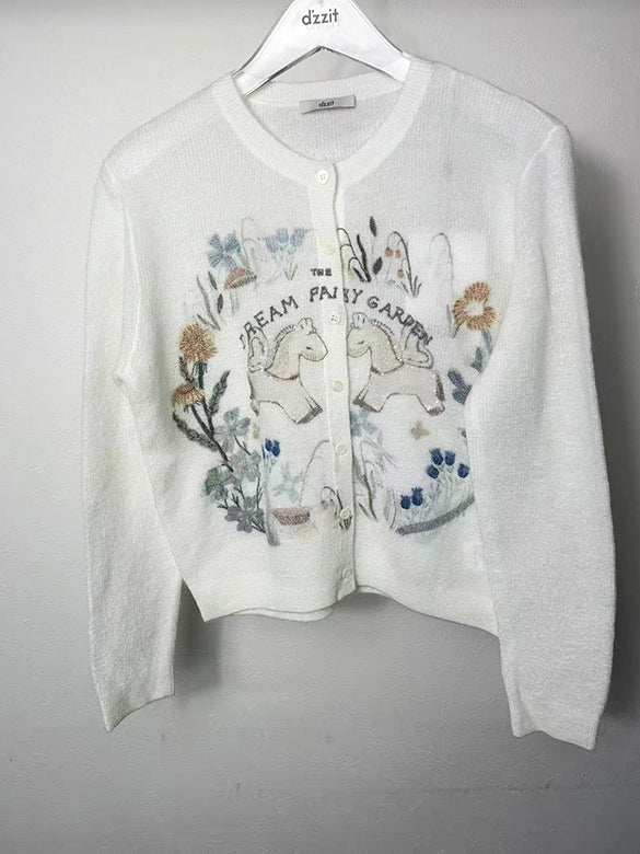 Pegasus Sequins Knit Cardigan