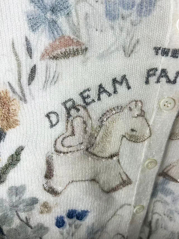 Pegasus Sequins Knit Cardigan