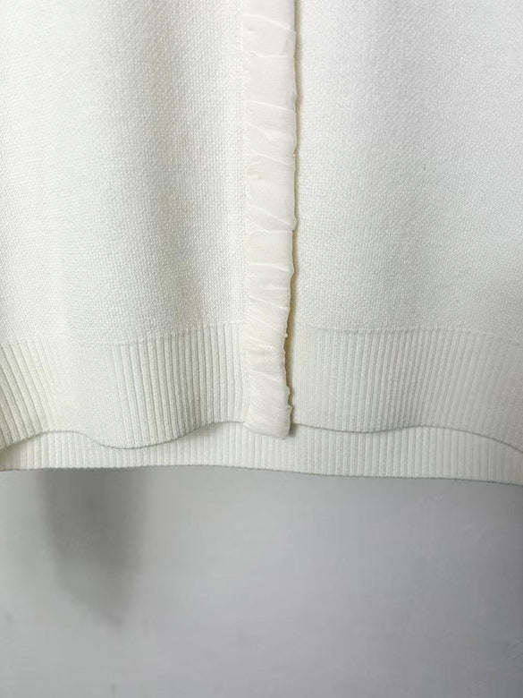 Pegasus Motif Knit Cardigan