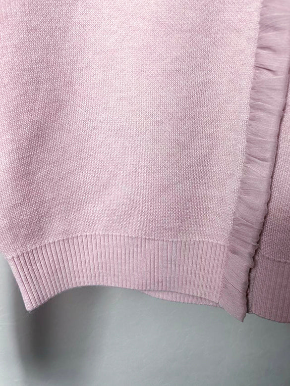 Pegasus Motif Knit Cardigan