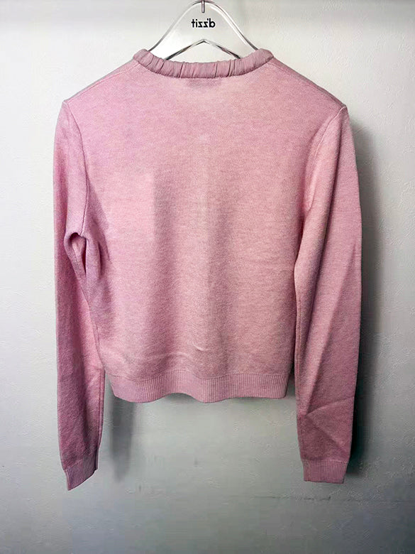 Pegasus Motif Knit Cardigan