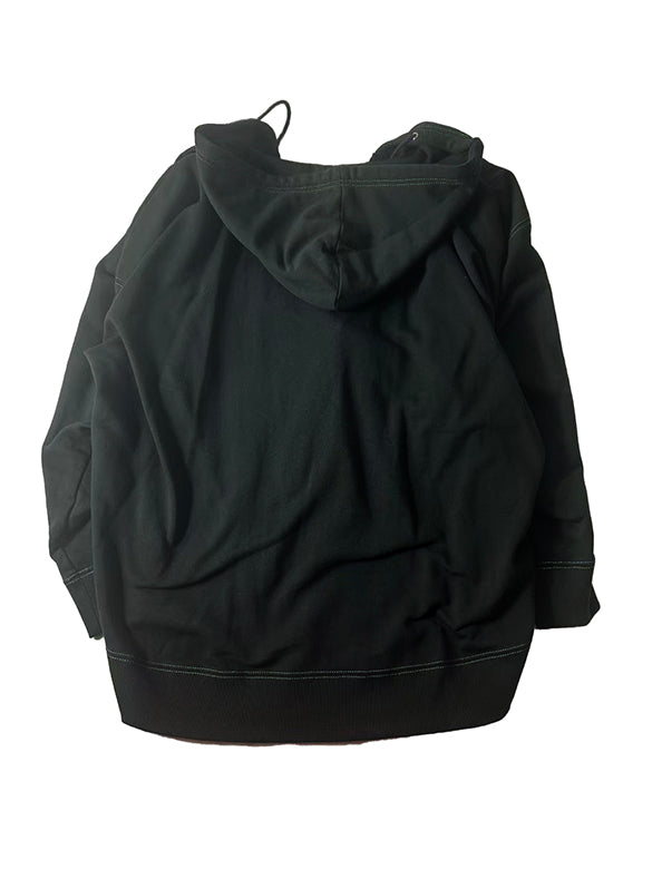 Bi-color Stitch Design Zipper Hoodie