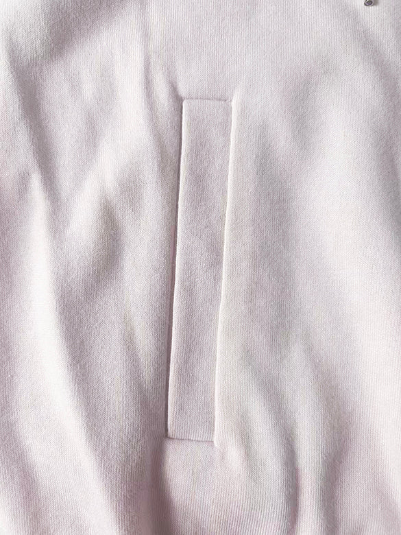 Off-shoulder Sweat Zipper Top