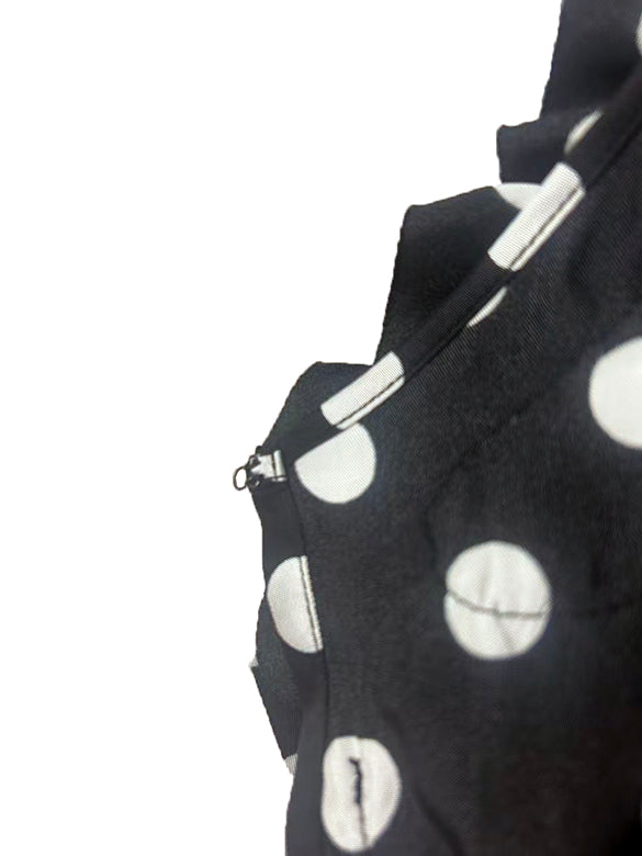 Polka Dot Frill Bustier