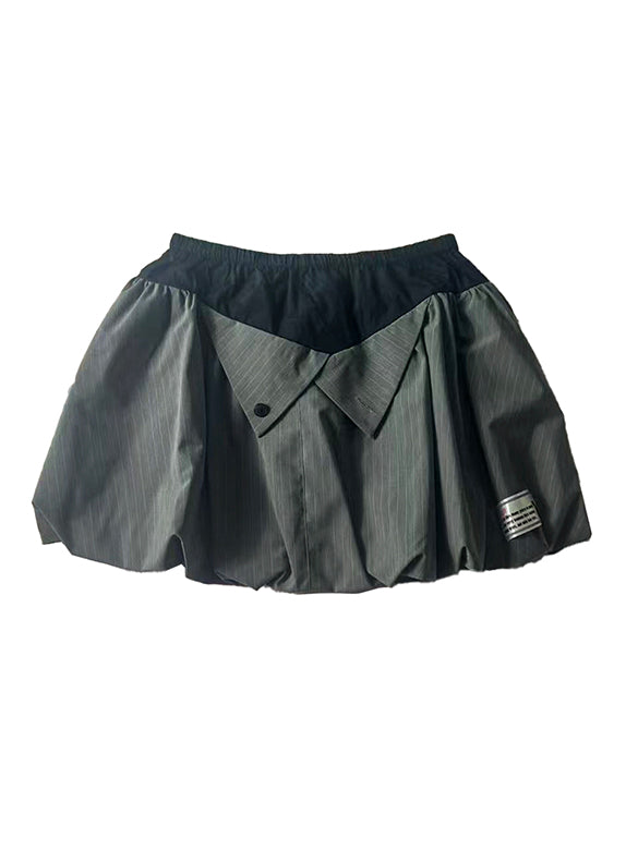 Layered Design Balloon Skirt