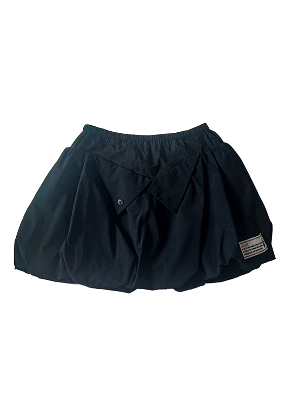 Layered Design Balloon Skirt