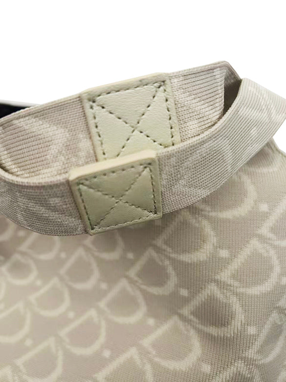 Character Embroidery Monogram Tote Bag