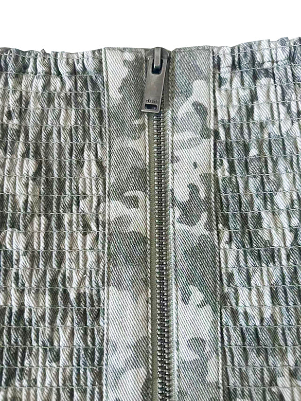 Camouflage Denim Bustier