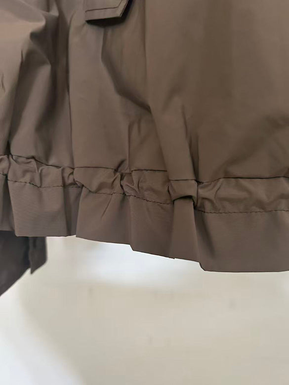 Sporty Hoodie Zipper Blouson