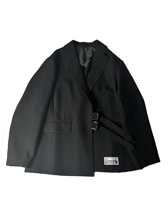 Belt Buckle Design Double Tailored Jacket