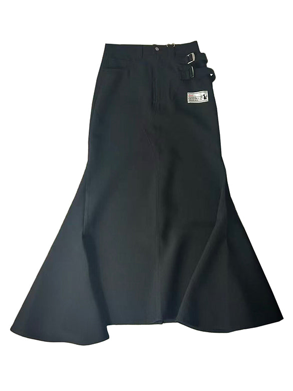 Belt Buckle Design Mermaid Skirt