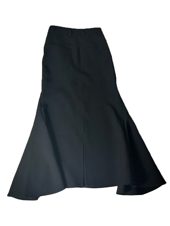 Belt Buckle Design Mermaid Skirt