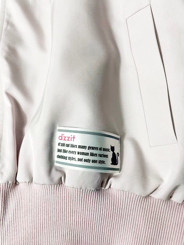 Ribbon Tulle Sleeves Blouson