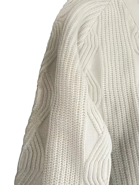 Spray Printed Knit Cardigan