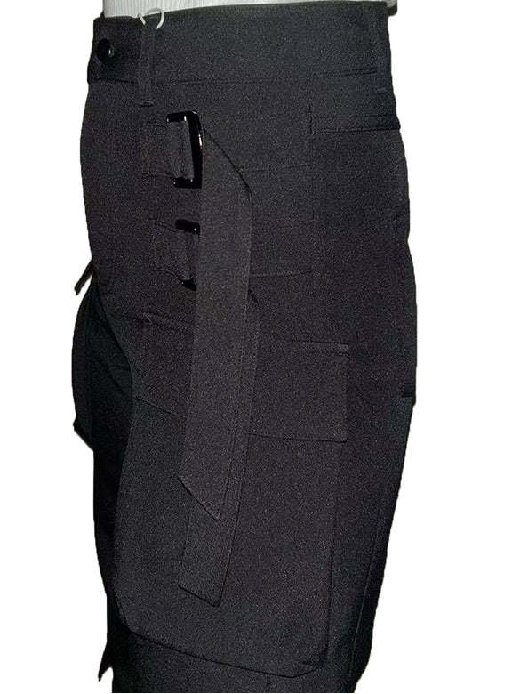 Belt Buckle Design Cargo Pants