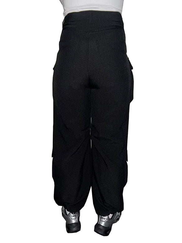 Belt Buckle Design Cargo Pants