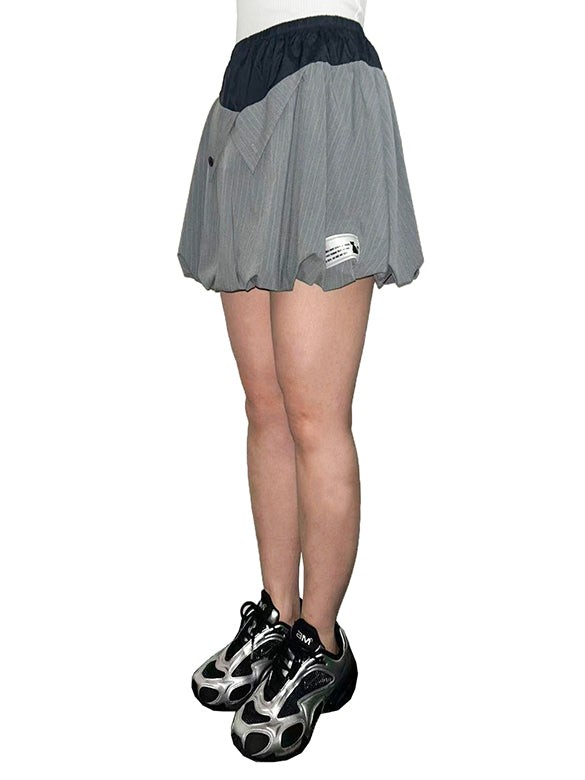 Layered Design Balloon Skirt