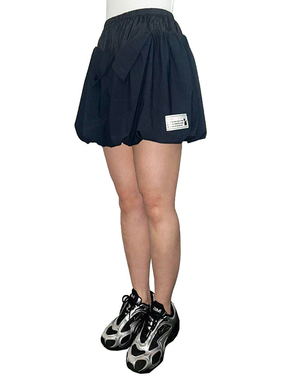 Layered Design Balloon Skirt