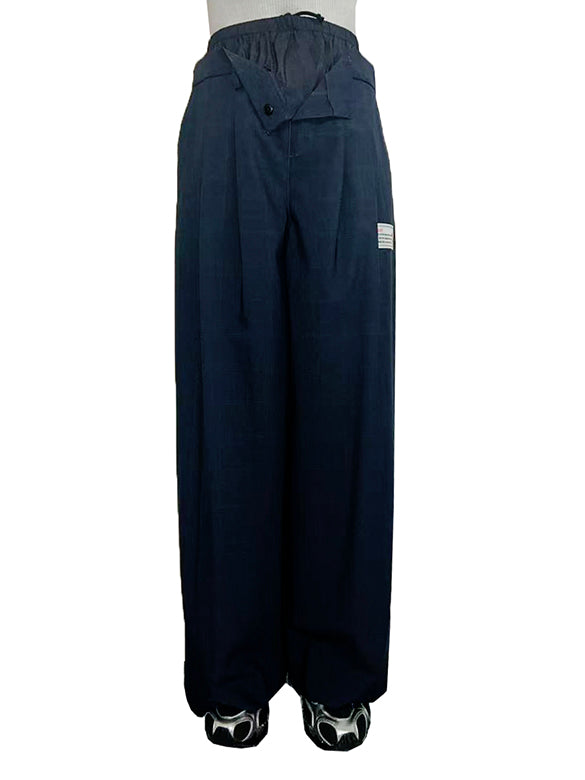 Layered Design Slacks Pants
