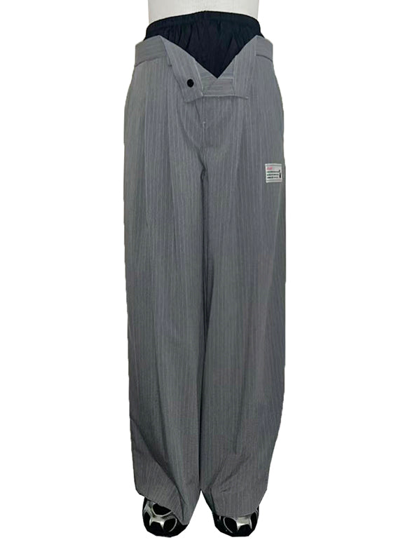 Layered Design Slacks Pants