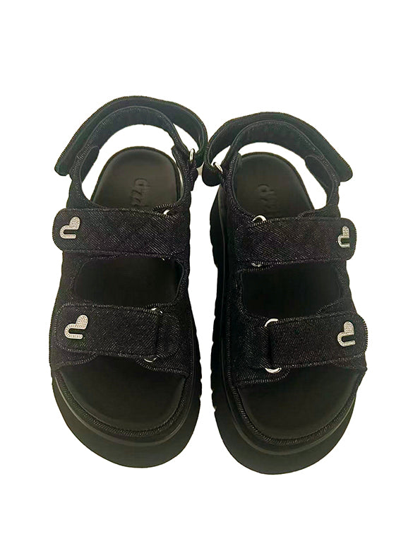 Denim Sandals