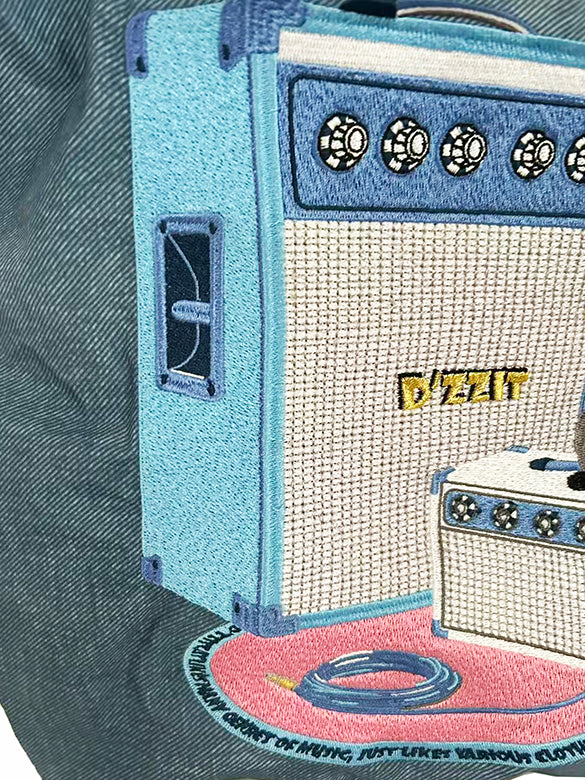 × ball&chain d'zzit Cat With Amp Bag M size & Blue Paracode Strap