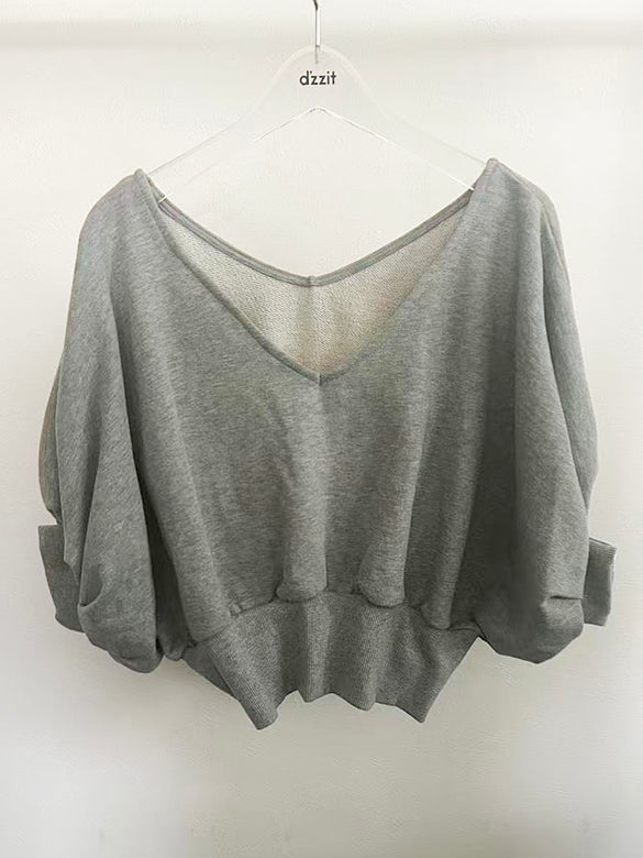 V-neck Sweatshirt