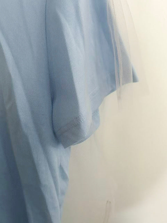Tulle Combination Printed T-shirt