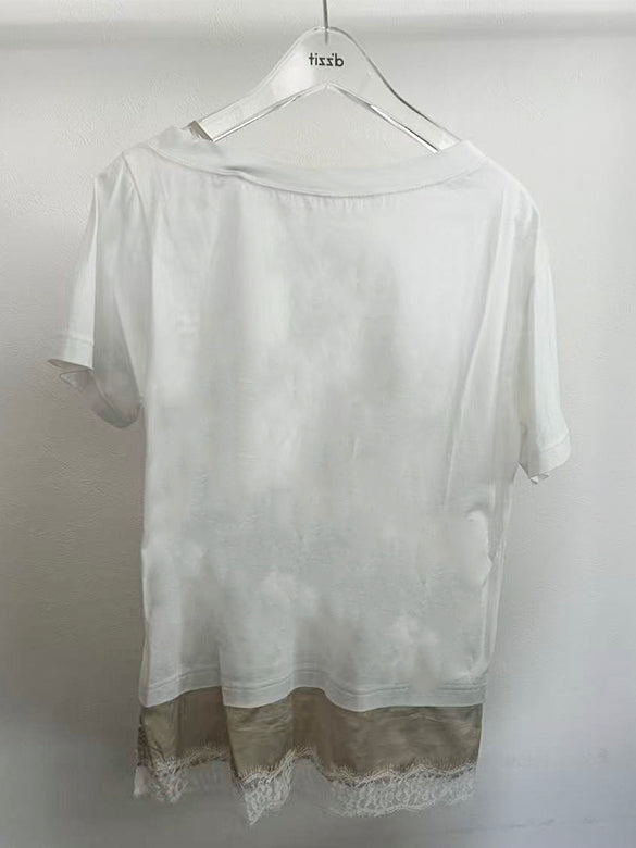 Lace Camisole Layered T-shirt