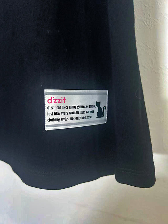Printed Tape Design T-shirt