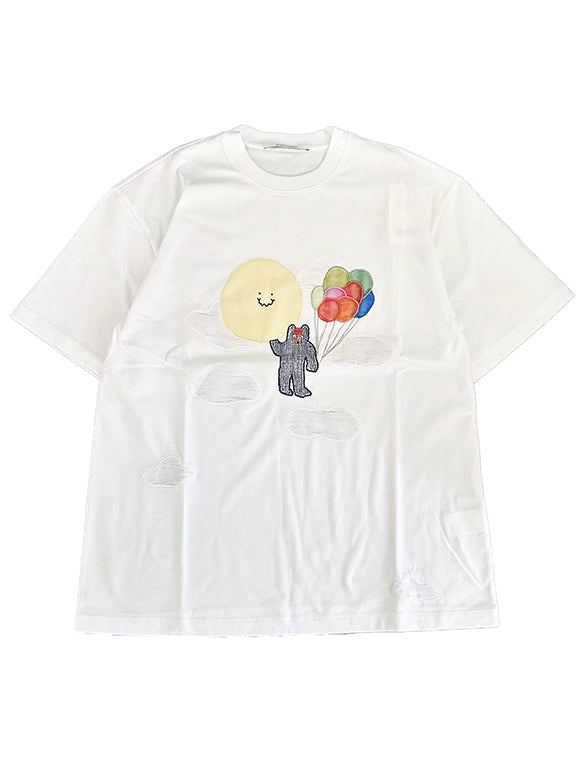 Euan Roberts Collaboration Printed Embroidery T-shirt