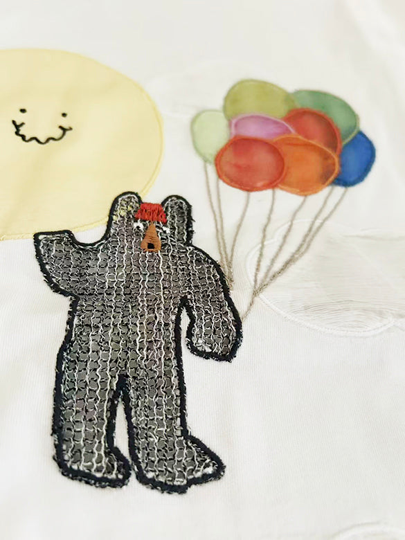 Euan Roberts Collaboration Printed Embroidery T-shirt