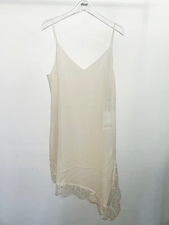 Asymmetry Slit Lace Camisole