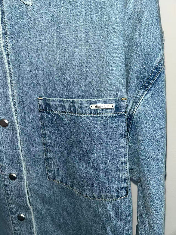 Printed Denim Shirt