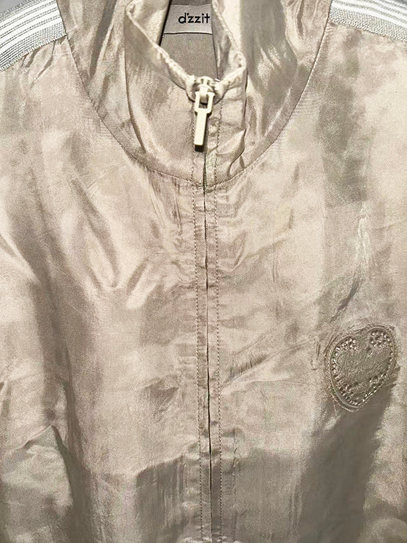 Sporty Zipper Blouson