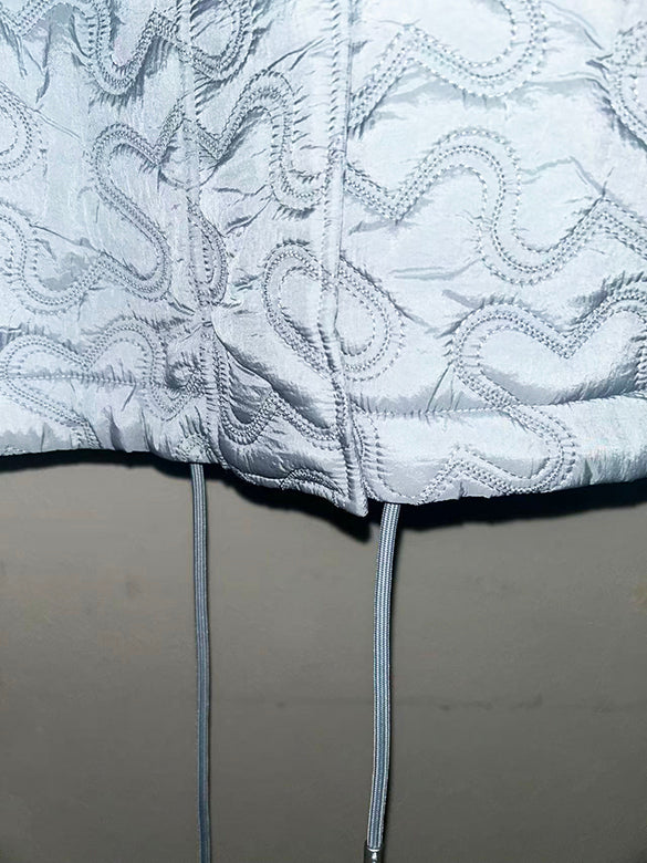 Corduroy Collar Padded Jacket