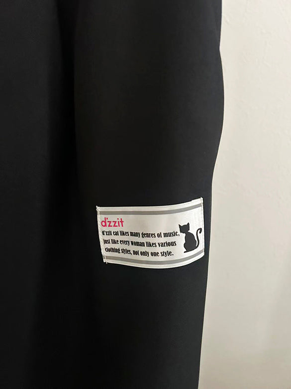 Tape Slit Slacks Pants
