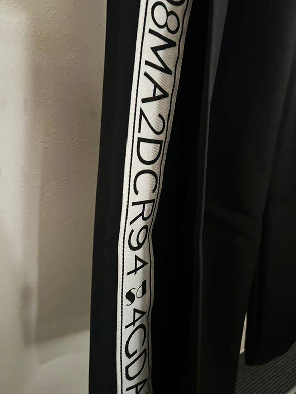 Tape Slit Slacks Pants