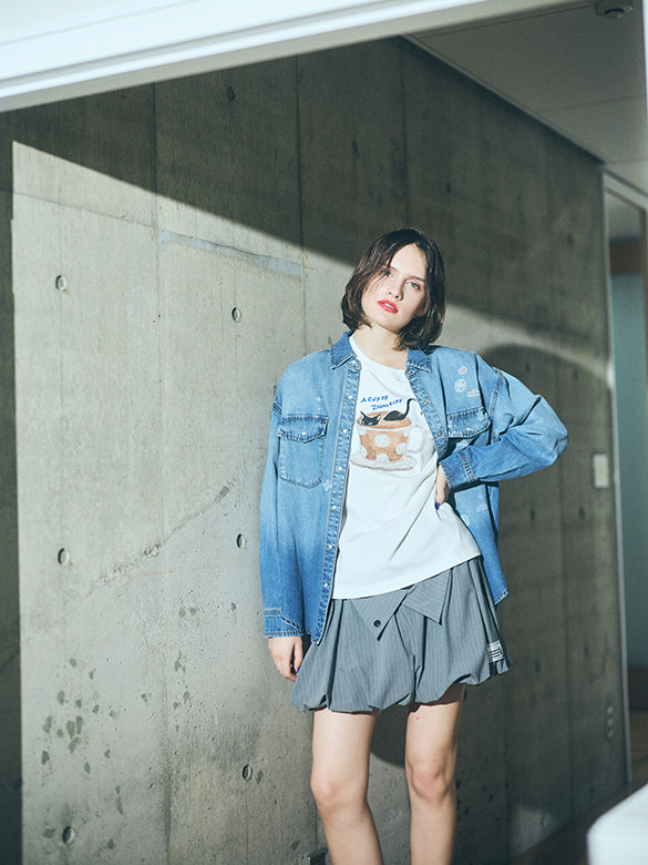 Layered Design Balloon Skirt
