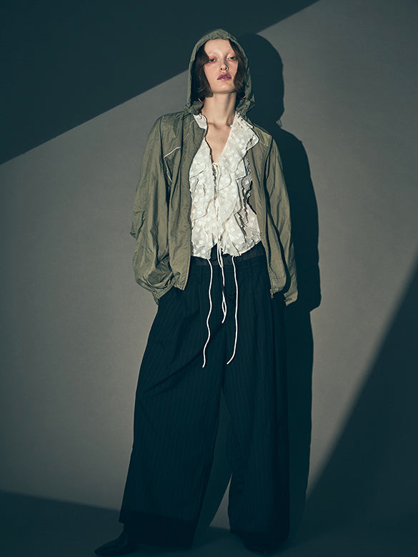 Nylon Design hoodie Blouson