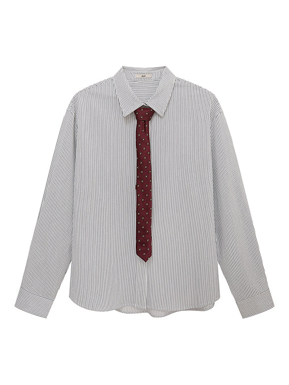 Plaid & Stripe Tie-shirt