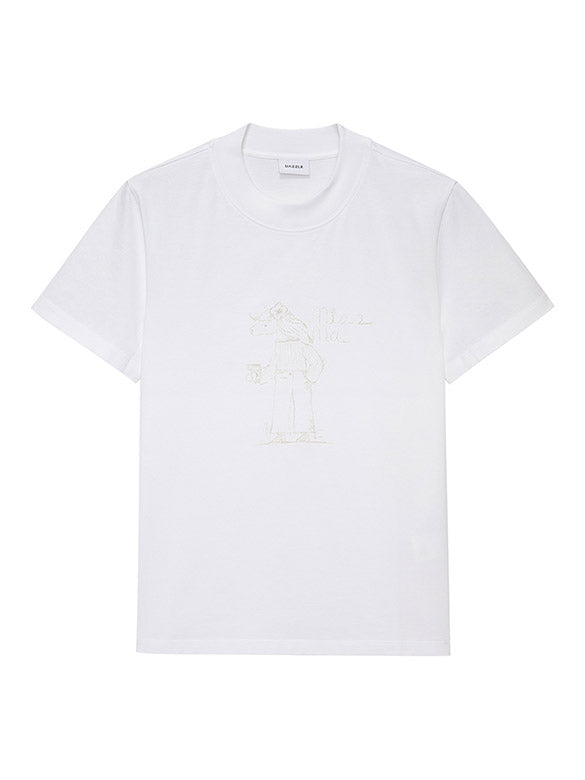Horse Embroidery T-shirt
