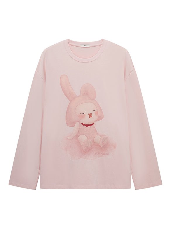 Character Printed Long Sleeves T-shirt
