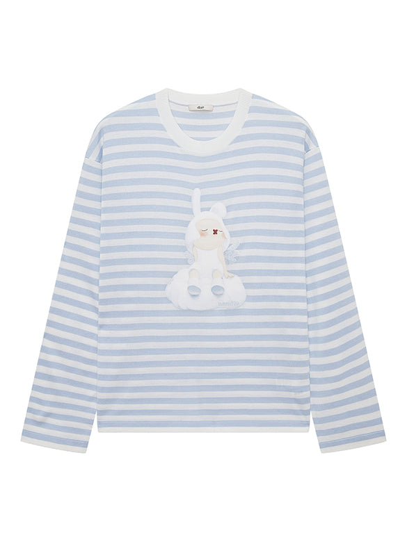 Printed Beads Stripe Knit