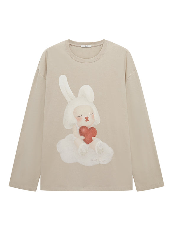 Character Printed Long Sleeves T-shirt