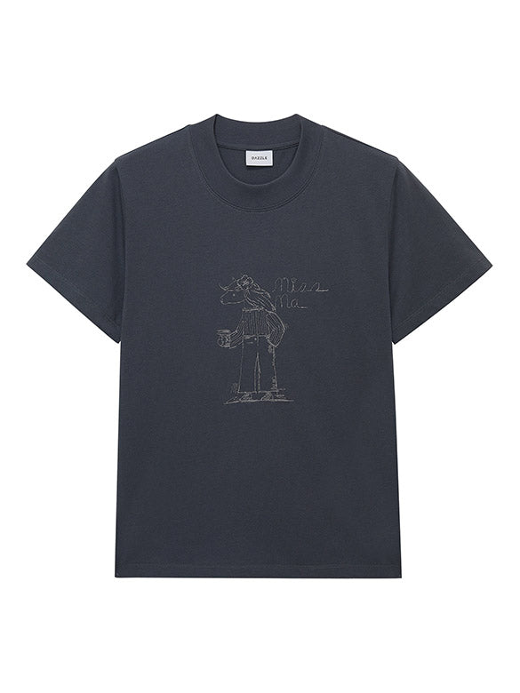 Horse Embroidery T-shirt