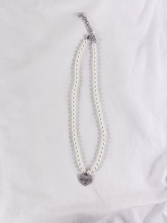 Heart Pearl Neckless