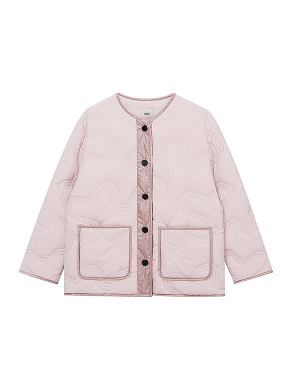 Monogram No-collar Down Jacket