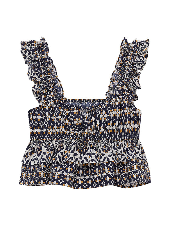 Geometric Pattern Bustier