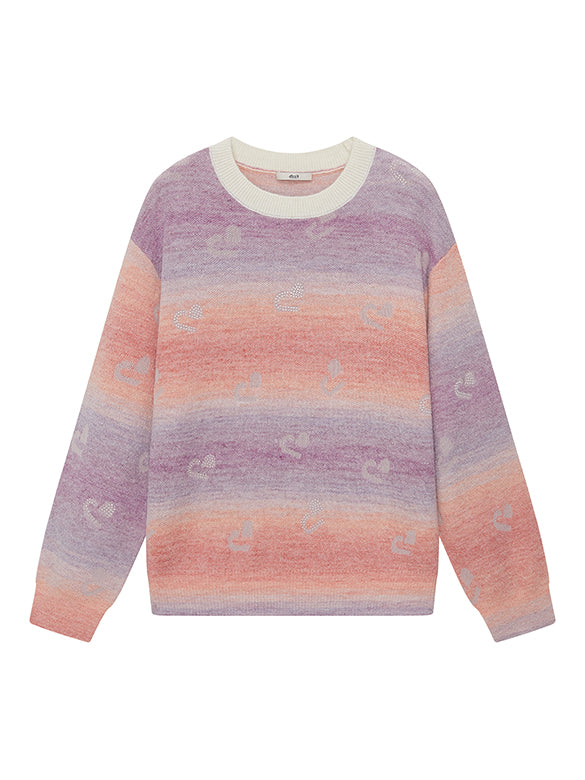 Monogram Stripe Gradation Knit